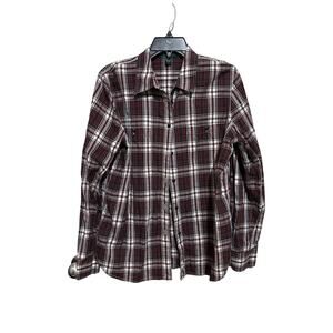 Lauren Jeans Company Button Down Shirt Top L